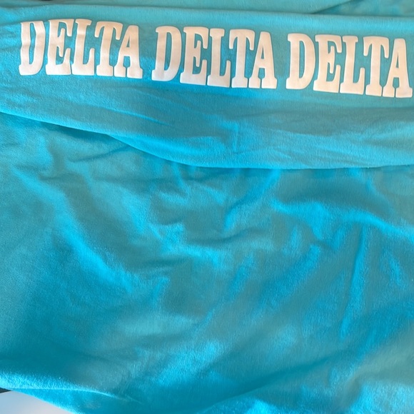 Delta Delta Delta tri Delta T-shirt Little sister size S small - Picture 6 of 7